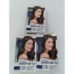 (3) Pack Clairol Nice N Easy Root Touch-Up Kit Hair Color 4 Dark Brown Shades